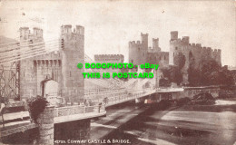 R543005 Conway Castle And Bridge. The Photochrom. Exclusive Sepiatone Series - World