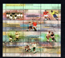 NORWAY - 2002- FOOTBALL SHEETLET OF NNIS Strips Of 4 In Block Of 12  MNH , Sg £21 - Nuevos