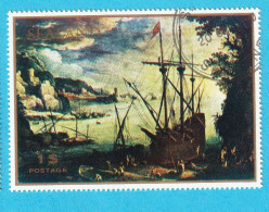 BAR8726s- SEALAND 1970- CTO (PINTURA - BARCOS) - Sonstige & Ohne Zuordnung