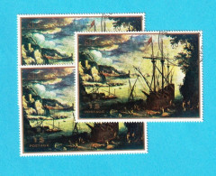 BAR8726sv3- SEALAND 1970- CTO (PINTURA - BARCOS)_ X3 - Otros & Sin Clasificación