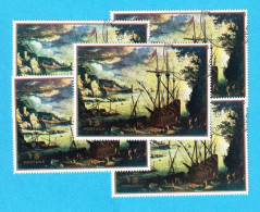 BAR8726sv5- SEALAND 1970- CTO (PINTURA - BARCOS)_ X5 - Andere & Zonder Classificatie