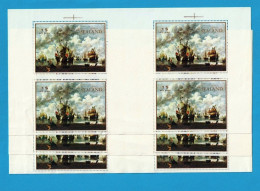 BAR8727v3- SEALAND 1970- MNH (PINTURA - BARCOS)_X3 - Altri & Non Classificati