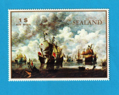 BAR8727s- SEALAND 1970- MNH (PINTURA - BARCOS) - Otros & Sin Clasificación