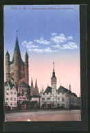 AK Köln, St. Martinskirche Mit Dom Und Stapelhaus  - Köln