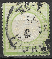 GERMAN EMPIRE GERMANY  #21 Used 1kr Large Shield From 1872 Green - Gebruikt