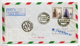 Air France Roma/Cairo Del 18.12.59 - Aerogramma Privato - Luftpost