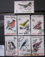 ROMANIA ~ 1993 ~ S.G. NUMBERS 5510 + 5512 + 5515 - 5519 ~ 'LOT B' ~ BIRDS ~ VFU #03566 - Gebraucht