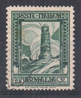 COLONIE ITALIANE  SOMALIA 1932 PITTORICA SASS. 172  Dent.14X12 USATO VF - Somalia