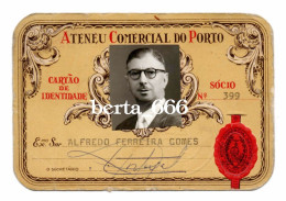 Ateneu Comercial Do Porto * Antigo Cartão De Indentidade De Sócio * Portugal Membership Card - Mitgliedskarten