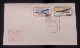 D)1974, URUGUAY, FIRST DAY COVER, ISSUE, HISTORY OF AVIATION, CASTAIBERT MONOPLANE, BLÉRIOT MONOPLANE, FDC - Uruguay