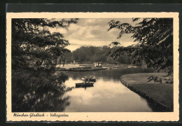 AK Mönchengladbach, Ruderer Im Volksgarten  - Moenchengladbach