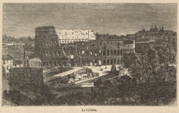 Roma - Il Colosseo - Stampa Antica - 1892 Engraving - Prints & Engravings