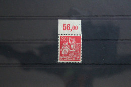 Deutsches Reich 166 A P Postfrisch Oberrand #TH253 - Other & Unclassified