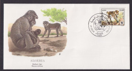 Algerien Algeria Nordafrika Fauna Berberaffe Schöner Künstler Brief - Algeria (1962-...)