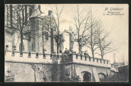 AK Mönchengladbach, Kreuzgruppe An Der Münsterkirche  - Mönchengladbach