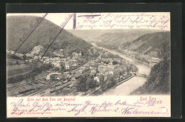 AK Bad Ems, Teilansicht Mit Bahnhof  - Bad Ems