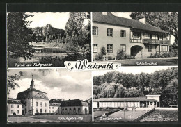 AK Wickrath, Schlossmühle, Badeanstalt, Partie Am Flutgraben  - Altri & Non Classificati