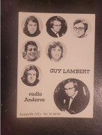 31 - AUZEVILLE - Guy LAMBERT Et Son Orchestre - Radio Andorre - Other & Unclassified