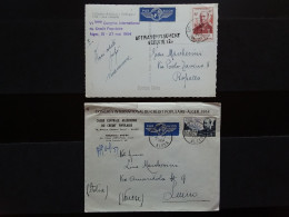 ALGERIA - 6° Congresso Algeri 1954 - Viaggiate + Spese Postali - Brieven En Documenten