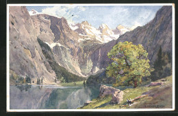 Künstler-AK Edward Harrison Compton: Obersee, Uferpartie Mit Baum  - Sonstige & Ohne Zuordnung