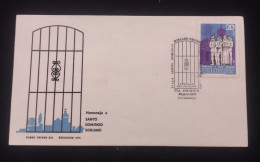 D)1973, URUGUAY, FIRST DAY COVER, ISSUE, COMMEMORATION OF VILLA SANTO DOMINGO SORIANO, FIRST SPANISH SETTLEMENT IN URUGU - Uruguay