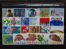 SVIZZERA - Francobolli Propaganda Anni '90 - Nuovi ** - Facciale Frs Sv 16,75 (sottofacciale) + Spese Postali - Unused Stamps