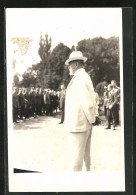 Foto-AK Präsident Masaryk (TGM) Im Weissen Anzug  - Politieke En Militaire Mannen