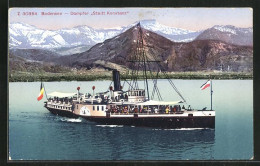 AK Dampfer Stadt Konstanz Auf Dem Bodensee  - Sonstige & Ohne Zuordnung