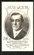 AK Präsident Der USA Woodrow Wilson  - Hombres Políticos Y Militares