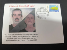 28-4-2024 (3 Z 22) GAZA War - Hamas Release 2nd Propaganda Video Showing 2 Hostages Taken Oon 7-10-23 - Militares