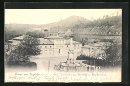 AK Teplitz Schönau / Teplice, Steinbad Und Stephansbad  - Tschechische Republik