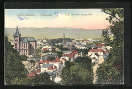 AK Teplitz Schönau / Teplice, Totalansicht, Blick Von Der Königshöhe  - Tschechische Republik