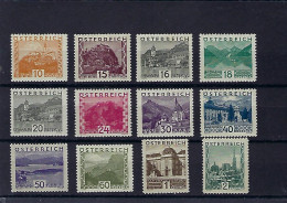 AUSTRIA. Años 1929-31. Paisajes. - Neufs