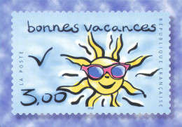 CPSM Timbre-Bonnes Vacances    L2875 - Timbres (représentations)