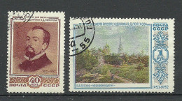 RUSSLAND RUSSIA 1952 Michel 1649 - 1650 O W. Polenow - Gebraucht