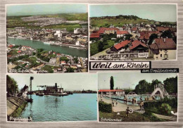 73973743 Weil_am_Rhein Blick Auf Den Rheinhafen Luftaufnahme Tuellinger Hoehe Dr - Weil Am Rhein