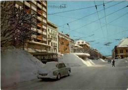 La Chaux De Fonds - Avenue Leopold Robert En Hiver - La Chaux-de-Fonds