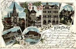 Gruss Aus Konstanz - Litho - Konstanz