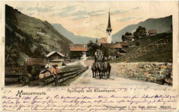 Spiringen Mit Klausenpost - Postkutsche - Spiringen