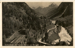 Gotthardbahn Und Reuss Bei Wassen - Wassen