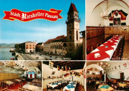 73941684 Passau Historisches Rathaus Danubia-Stuberl Waggersaal Marineheim Resta - Passau