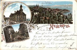 Souvenir De Neuchatel - Litho - Neuchâtel