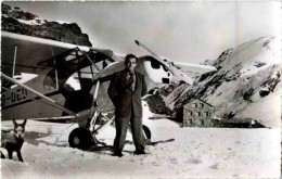 Glacier De La Kander Avec Cabane Du Mutthorn - Flugzeug - Sonstige & Ohne Zuordnung