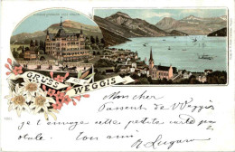 Gruss Aus Weggis - Litho - Weggis