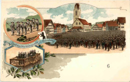 Gruss Aus Hundwil - Litho - Autres & Non Classés