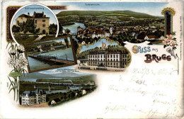 Gruss Aus Brugg - Litho - Brugg