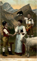 Appenzeller Tracht Ziege - Autres & Non Classés