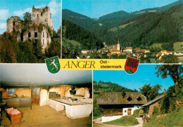 73941597 Anger_Steiermark_AT Ruine Waxenegg Heimatmuseum Rauchstubenhaus Panoram - Sonstige & Ohne Zuordnung