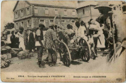 British Troops At Freetown - Sierra Leona