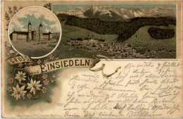 Gruss Aus Einsiedeln - Litho - Einsiedeln